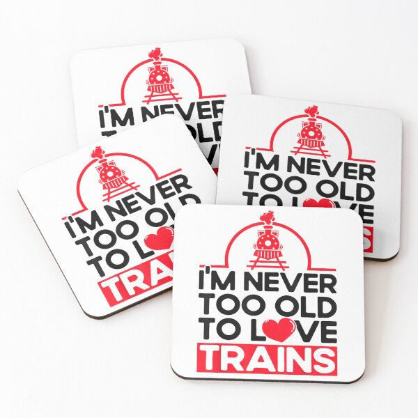 Item preview, Never Too Old To Love Trains Railroad Lovers Train designed and sold by Felixlagerfeld.