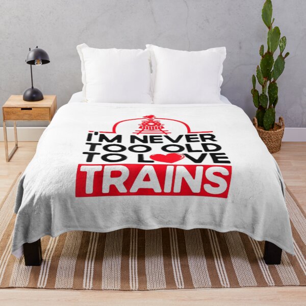 Item preview, Never Too Old To Love Trains Railroad Lovers Train designed and sold by Felixlagerfeld.