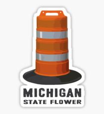 Michigan State Flower Sticker