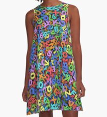 Alphabet A-Line Dress