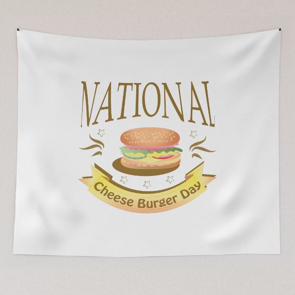 Item preview, National Cheese Burger Day Sign designed and sold by karyalangit.