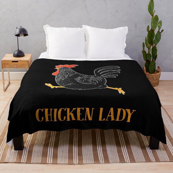 Item preview, Mess with my chickens you'll meet the crazy chicken lady chicken lover funny cute vintage designed and sold by elizabethdawnn.