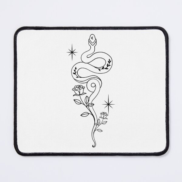 Item preview, roses and snakes designed and sold by Dude Elle.