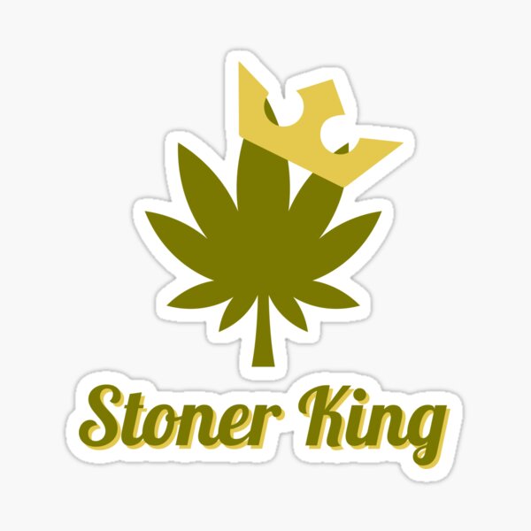 Item preview, Stoner King Weed Leaf With Crown Design - For Stoners/Smokers 420/Weed/Marijuana/Cannabis/Pot Lovers designed and sold by SteamParliament.