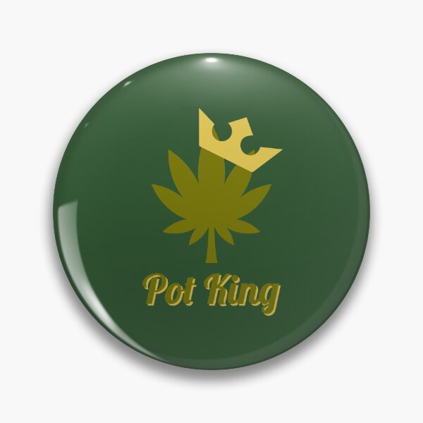 Item preview, Pot King Weed Leaf With Crown Design - For Stoners/Smokers 420/Weed/Marijuana/Cannabis/Pot Lovers designed and sold by SteamParliament.