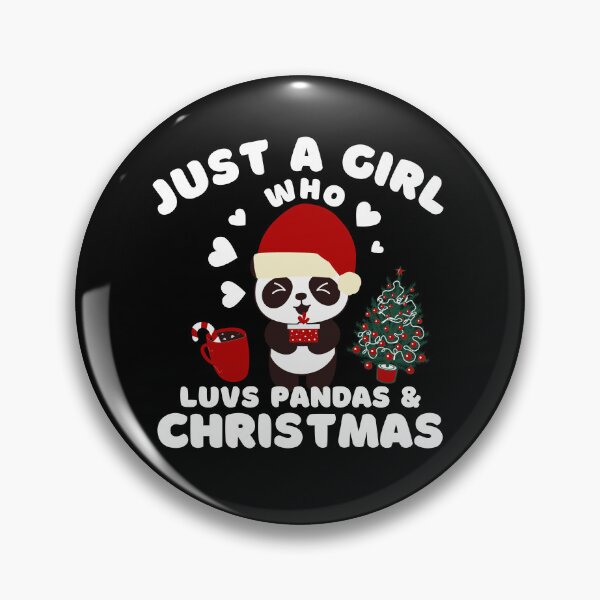 Item preview, Just A Girl Who Luvs Pandas & Christmas designed and sold by ModkMerch.