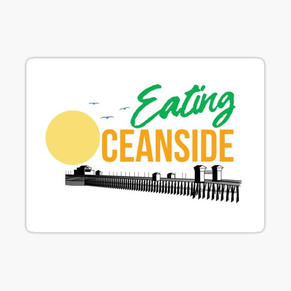Item preview, Oceanside Pier Logo designed and sold by EatingOceanside.