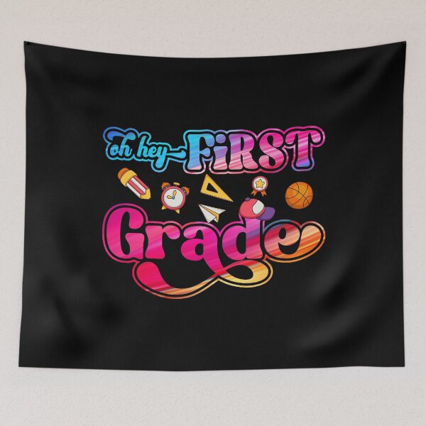Item preview, Oh Hey First Grade Teacher Student 1st Grade Back To School Colorful designed and sold by TrenddyArts.