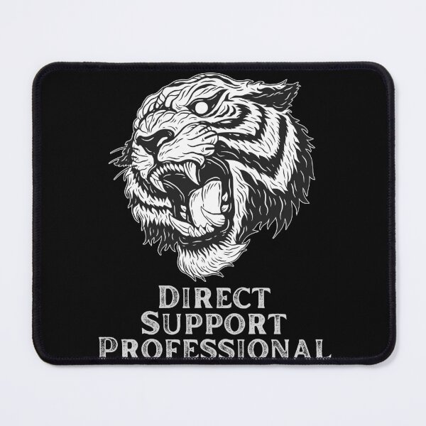 Aperçu de l'œuvre DSP | Professionnel de l'assistance directe | Personnel de soutien direct | DSP Vie | Infirmière autorisée | Lunettes de soleil tigre cool | Tigre professionnel de soutien direct drôle | Soutenez Tigre | Infirmière tigre de soutien direct créée et vendue par Rex Wyld.