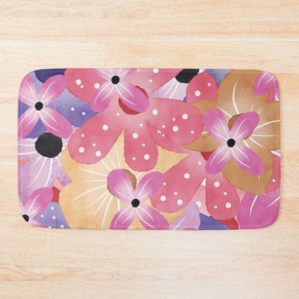 Item preview, Pink and purple flowers background designed and sold by darshants.