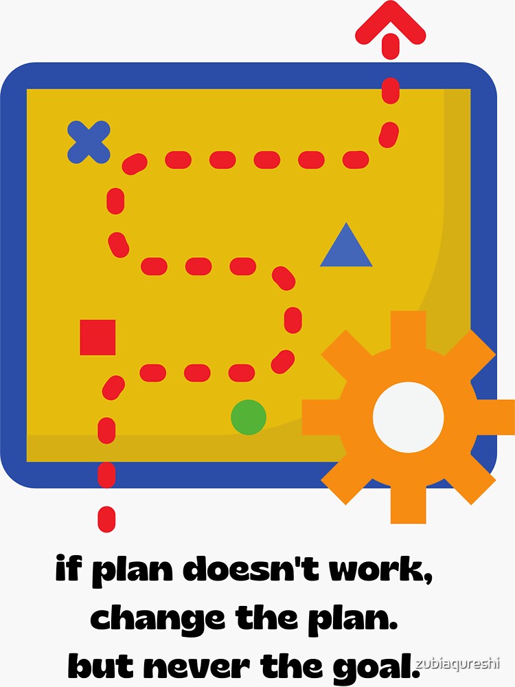 Thumbnail 3 of 3, Sticker, plan designed and sold by zubiaqureshi.