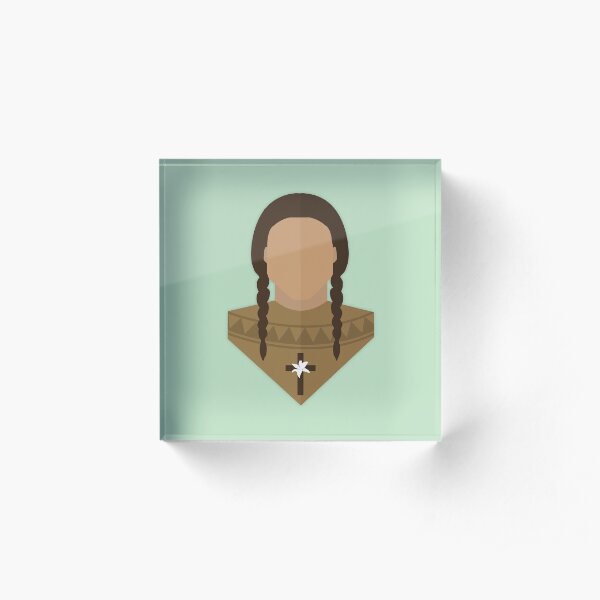 St. Kateri Tekakwitha Acrylic Block