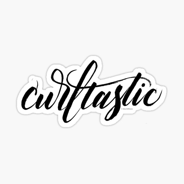 Curlstastic Sticker