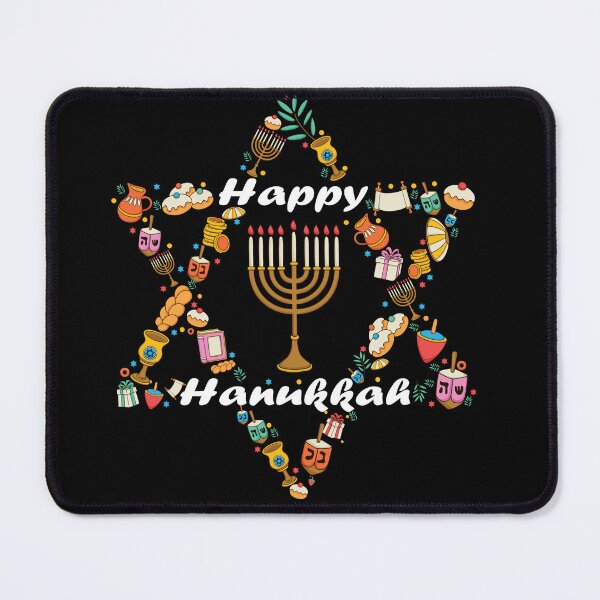 Item preview, happy hanukkah chanoeka jewish holiday star of david designed and sold by teeartforyou.