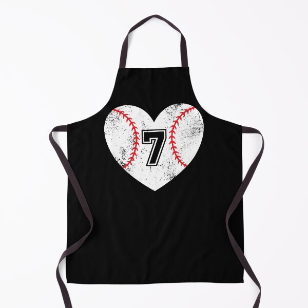 Item preview, Baseball Heart Jersey Number 7 designed and sold by AdventureTee.