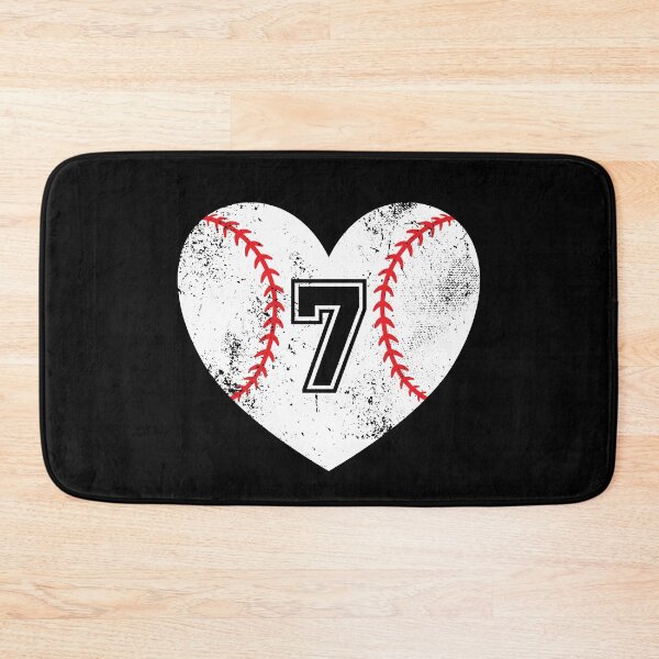 Item preview, Baseball Heart Jersey Number 7 designed and sold by AdventureTee.