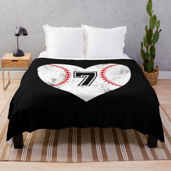 Item preview, Baseball Heart Jersey Number 7 designed and sold by AdventureTee.