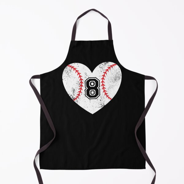 Item preview, Baseball Heart Jersey Number 8 designed and sold by AdventureTee.