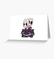 Lock and Kia Masks Greeting Card