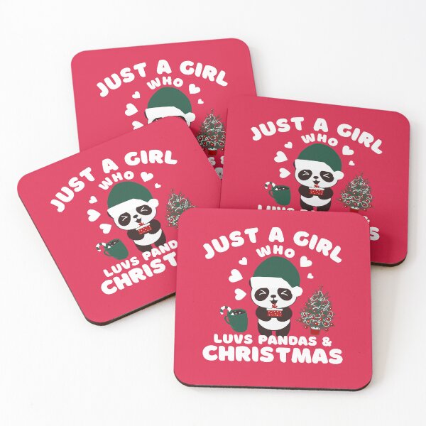 Item preview, Just A Girl Who Luvs Pandas & Christmas designed and sold by ModkMerch.