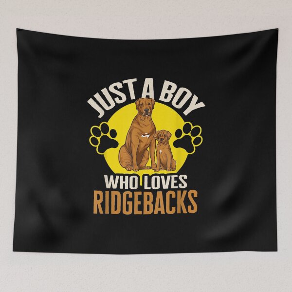 Item preview, Rhodesian Ridgeback Just A Boy Who Loves Ridgebacks Dog designed and sold by Tobiasforslund.