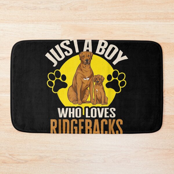 Item preview, Rhodesian Ridgeback Just A Boy Who Loves Ridgebacks Dog designed and sold by Tobiasforslund.