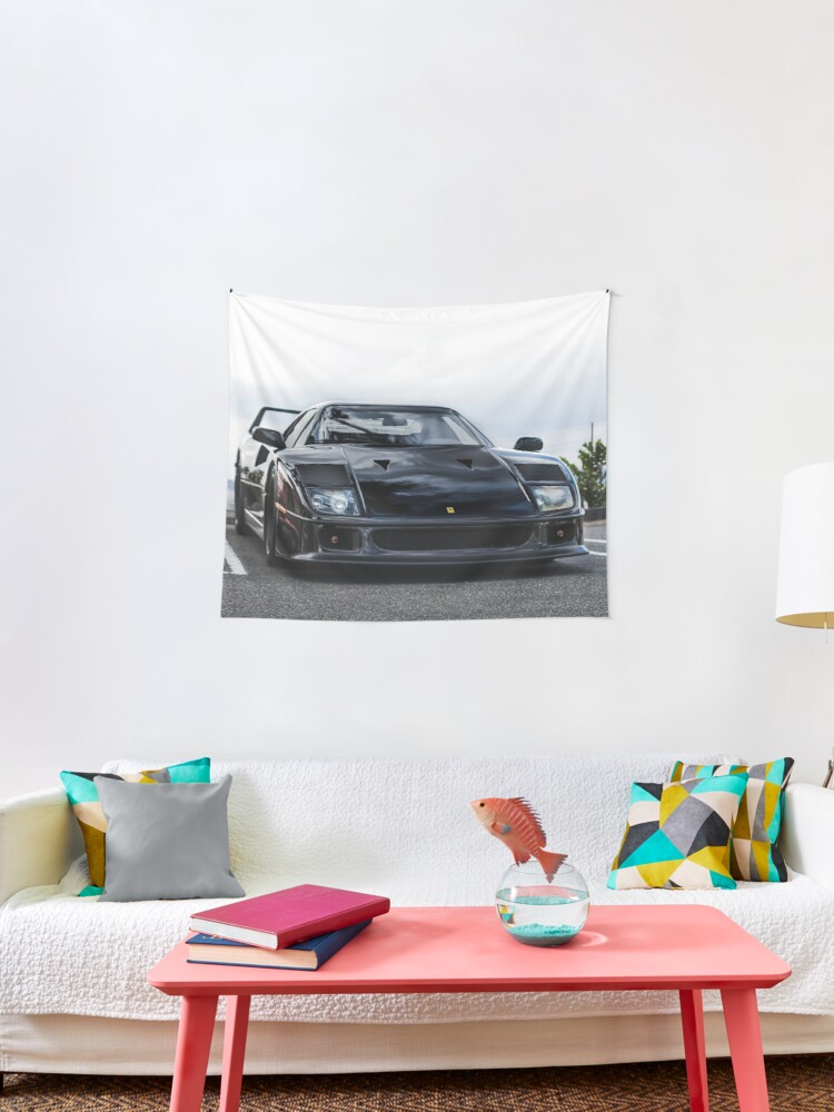 black ferrari f40 tapestry by jwkexotics redbubble black ferrari f40 tapestry by jwkexotics redbubble