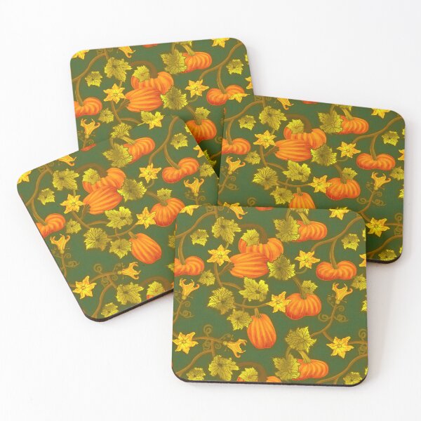 Item preview, Your Fairy Godmother's Pumpkin Patch on green designed and sold by Suziness Designs.