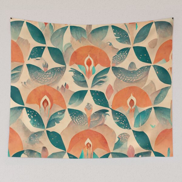 Item preview, Summer floral pattern designed and sold by AkiSunshin.