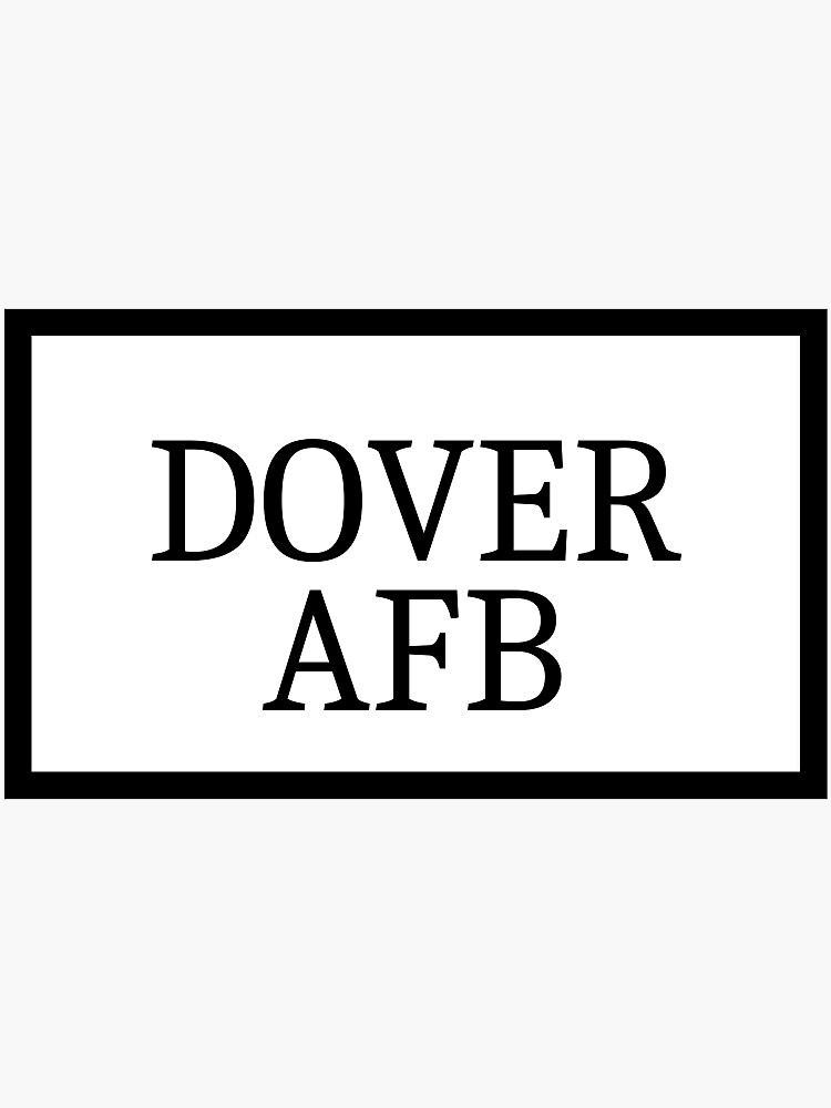 "Dover AFB sticker " Sticker for Sale by mariamtauh Redbubble