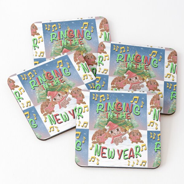 Item preview, Shih Tzu Puppies Ringing In The New Year designed and sold by SubtleSplit.