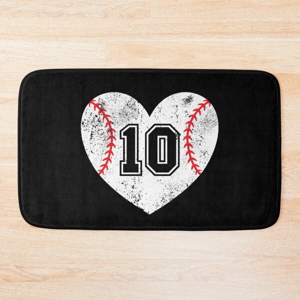Item preview, Baseball Heart Jersey Number 10 designed and sold by AdventureTee.