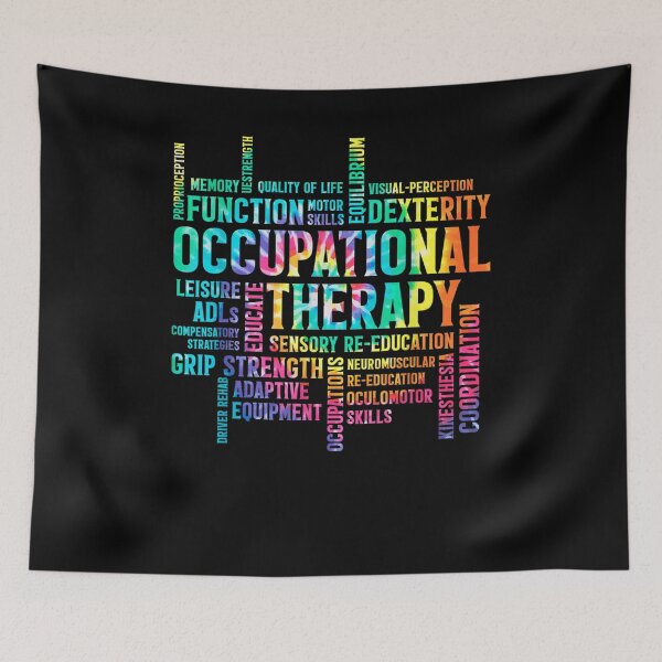 Item preview, Ot Occupational Therapy Therapist Tie Dye Funny  designed and sold by sarahbennetth.