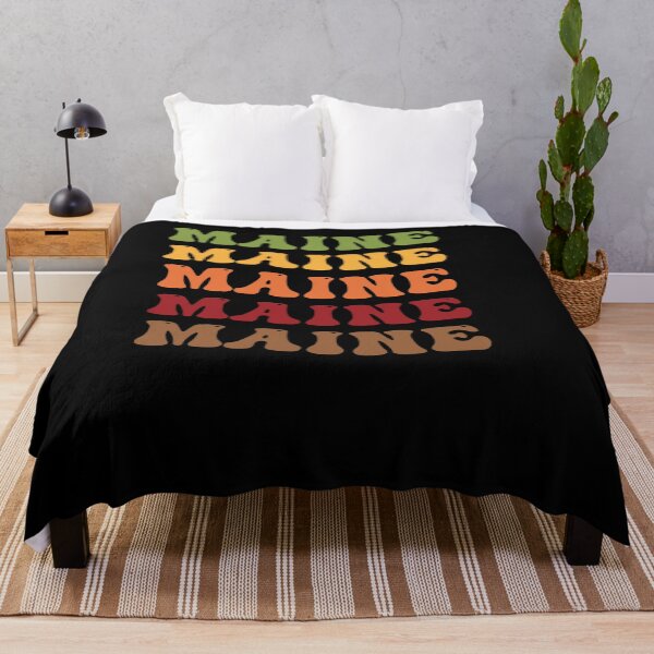 Item preview, Maine Retro Vintage Groovy Wavy Text Classic designed and sold by CoolCreative.