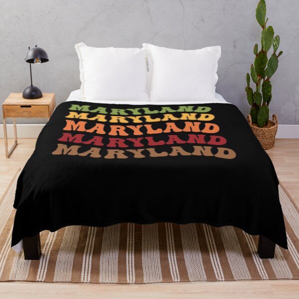 Item preview, Maryland Retro Vintage Groovy Wavy Text Classic designed and sold by CoolCreative.