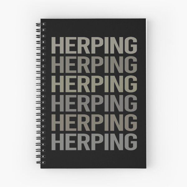 Item preview, Gray Text Art Herping Herpetologist Herpetology Herp Herps Herper designed and sold by StoreCalamity.