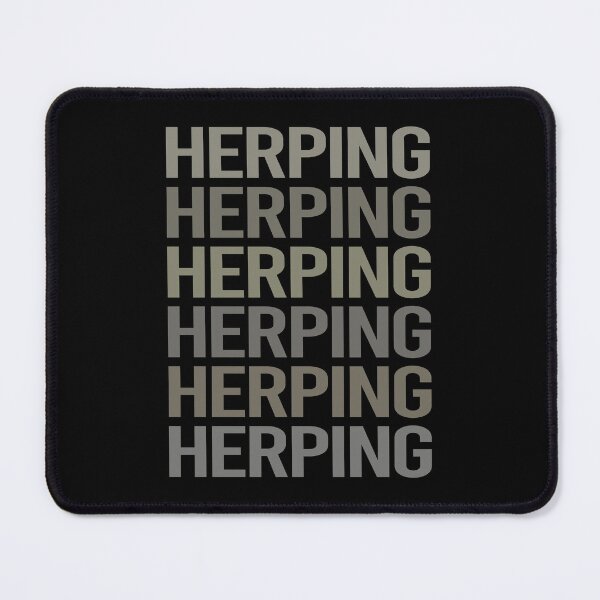 Item preview, Gray Text Art Herping Herpetologist Herpetology Herp Herps Herper designed and sold by StoreCalamity.