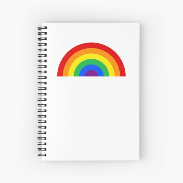 The rainbow Spiral Notebook