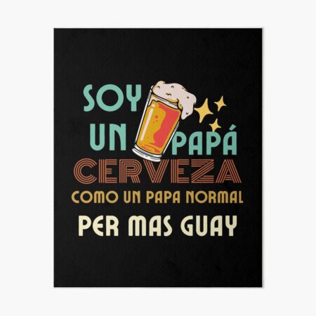 Voy a ser Papá Anuncio Embarazo Maternas Divertidas Frases Canvas Print  for Sale by mamaehm