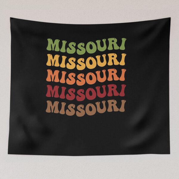 Item preview, Missouri Retro Vintage Groovy Wavy Text Classic designed and sold by CoolCreative.