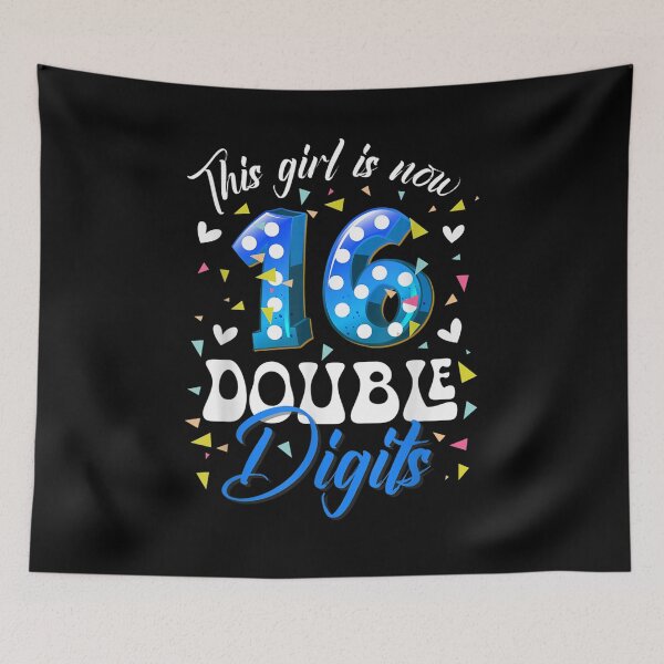 Item preview, 16th Birthday Gifts This Girl Is Now 16 Double Digits  designed and sold by sarahbennetth.