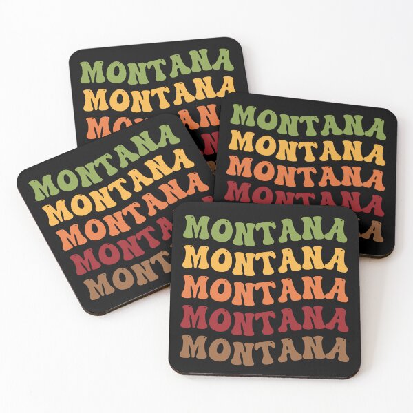Item preview, Montana Retro Vintage Groovy Wavy Text Classic designed and sold by CoolCreative.