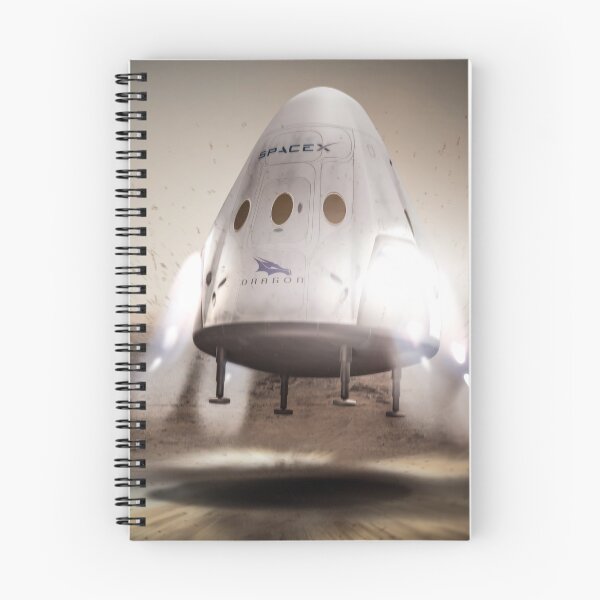 Item preview, SpaceX Red Dragon Landing On Mars designed and sold by lurchmerch.