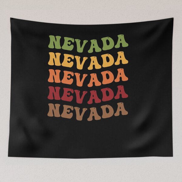 Item preview, Nevada Retro Vintage Groovy Wavy Text Classic designed and sold by CoolCreative.