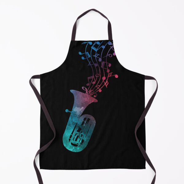 Item preview, Tuba With Music Notes designed and sold by Primroaddesigns.