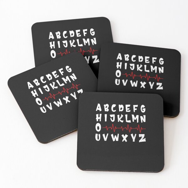 Item preview, Alphabet Nursing Heartbeat designed and sold by NgocCong.