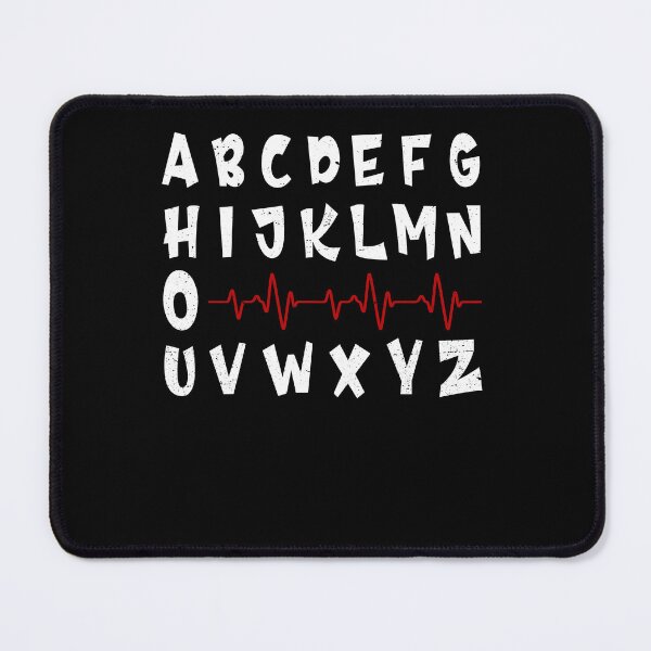 Item preview, Alphabet Nursing Heartbeat designed and sold by NgocCong.