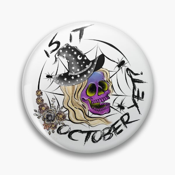 Item preview, Is It October Yet | Halloween Skeleton Witch designed and sold by GeeHanz.