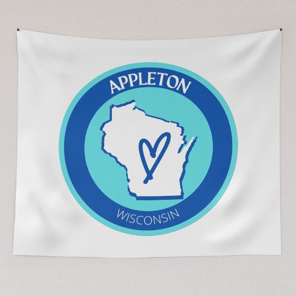 Item preview, APPLETON WISCONSIN - BLUE LOVE designed and sold by jrno11.
