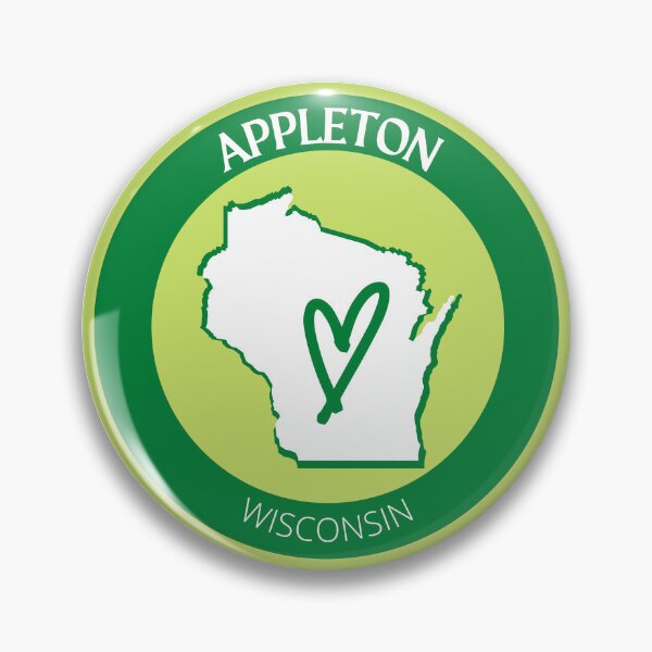Item preview, APPLETON WISCONSIN - GREEN LOVE designed and sold by jrno11.